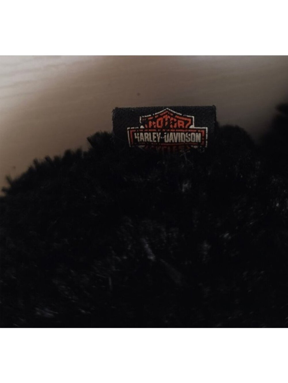 Vintage Harley-Davidson Black Lab Dog Plush Stuffed Animal - Biker Bandana 20" - Picture 5 of 5